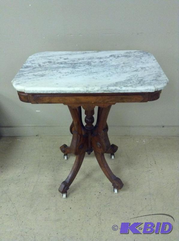 Vintage Marble Top Table