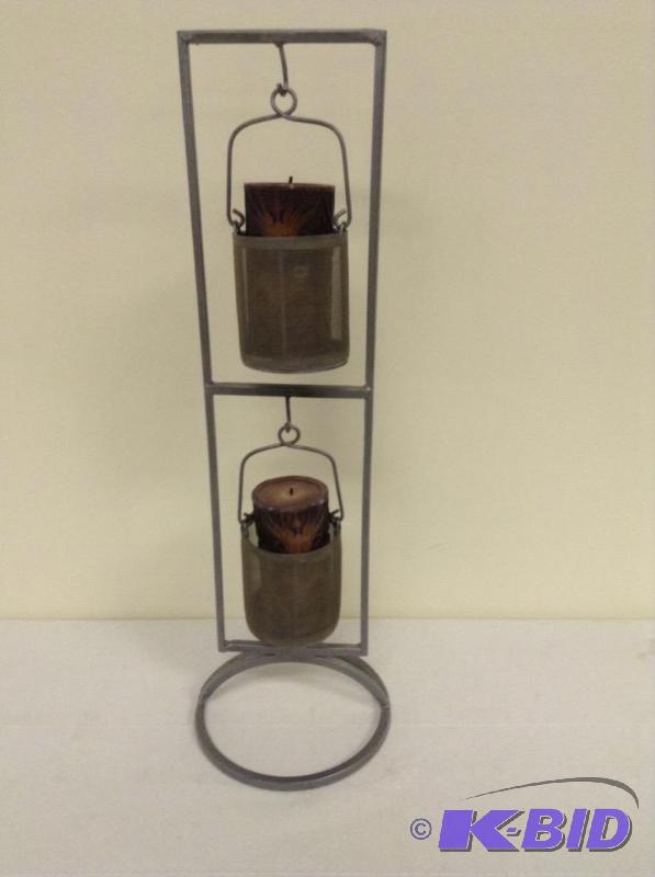 Metal Tabletop Candle Holder