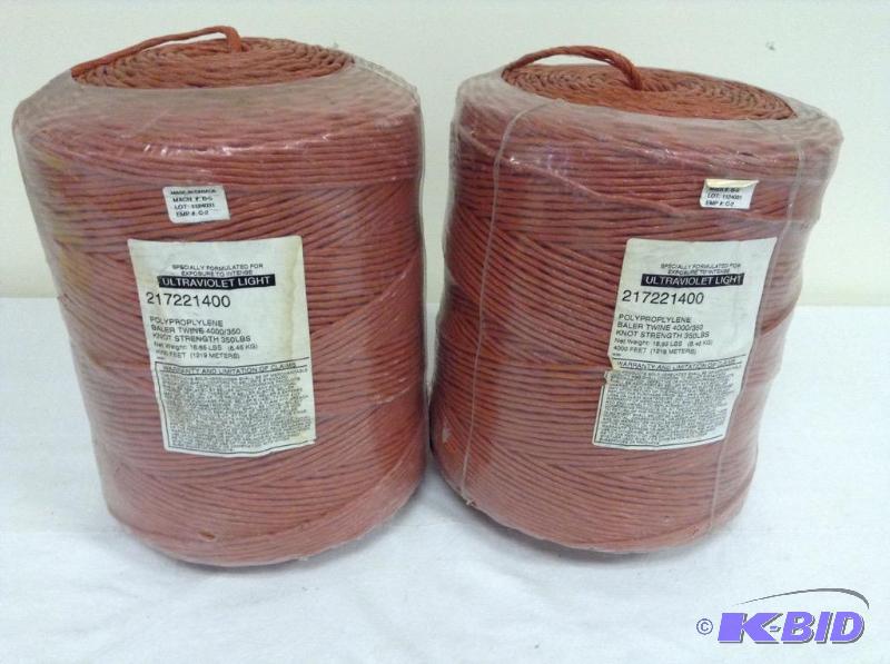 (2) Ultraviolet Light Polyproplyene Baler Twine