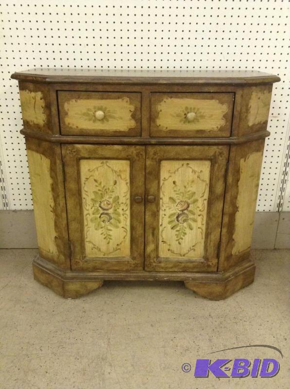 Cute Painted Side TableCabinet