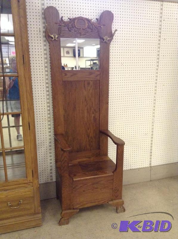Handsome Hall Tree Bench