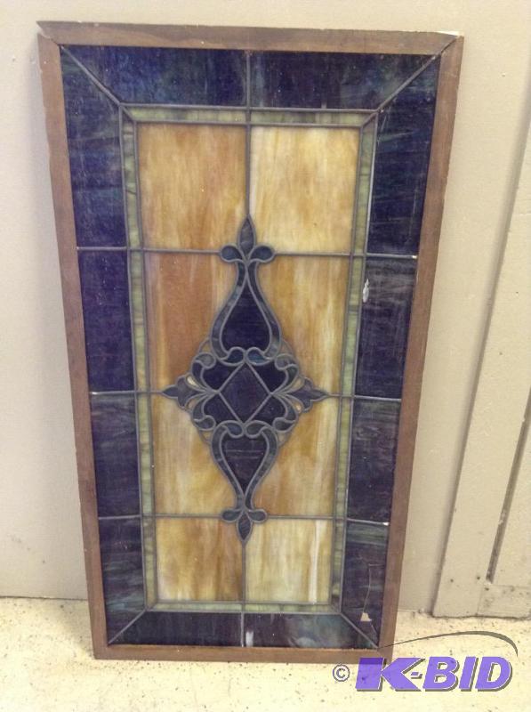 Vintage Stained Glass Window