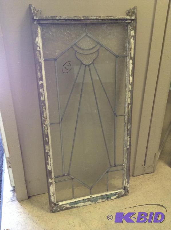Beautiful Vintage Antique Stained Glass Window