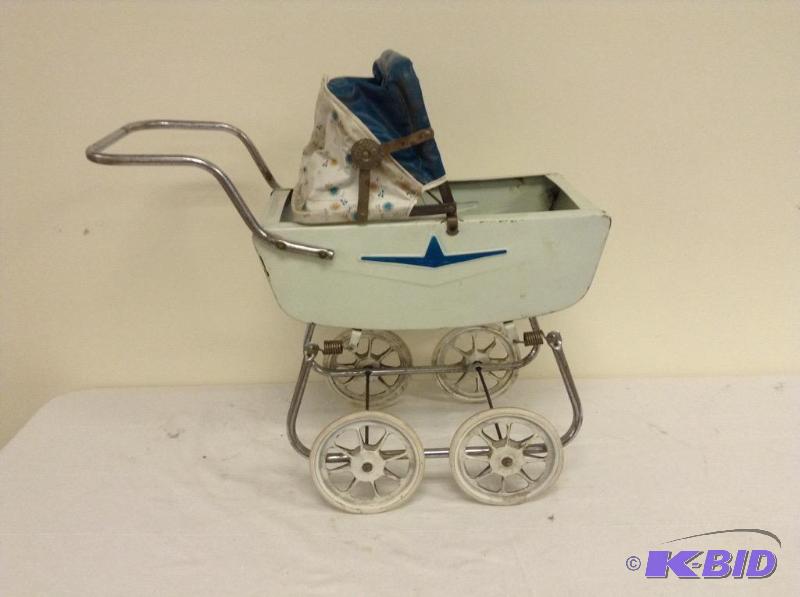 Metal Doll Baby Carriage