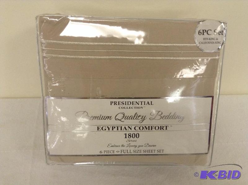 6 Pcs Egyptian Comfort King Size Sheet Set