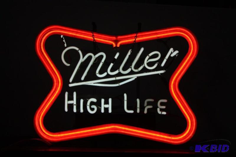 Neon Miller sign