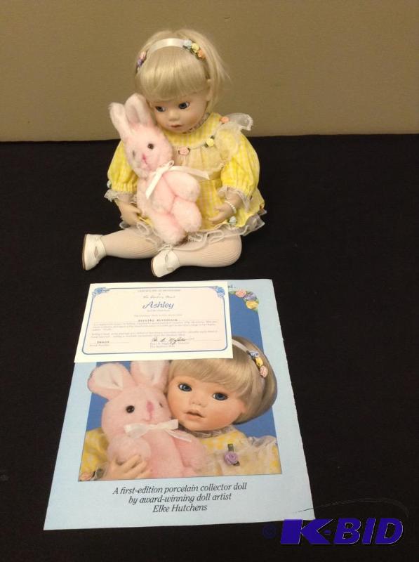 lot 15 image: Ashley First Edition Porcelain Doll