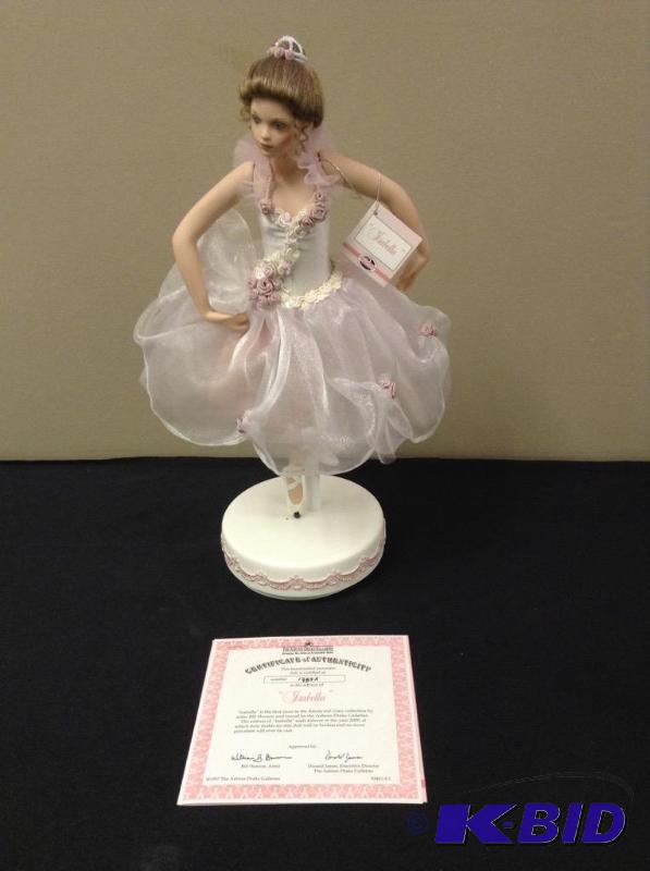 collectible porcelain ballerina dolls