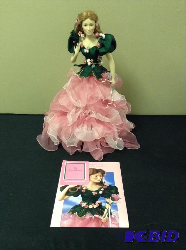 lot 24 image: The Rose Princess Porcelain Doll