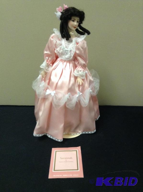 lot 29 image: Savannah Porcelain Doll
