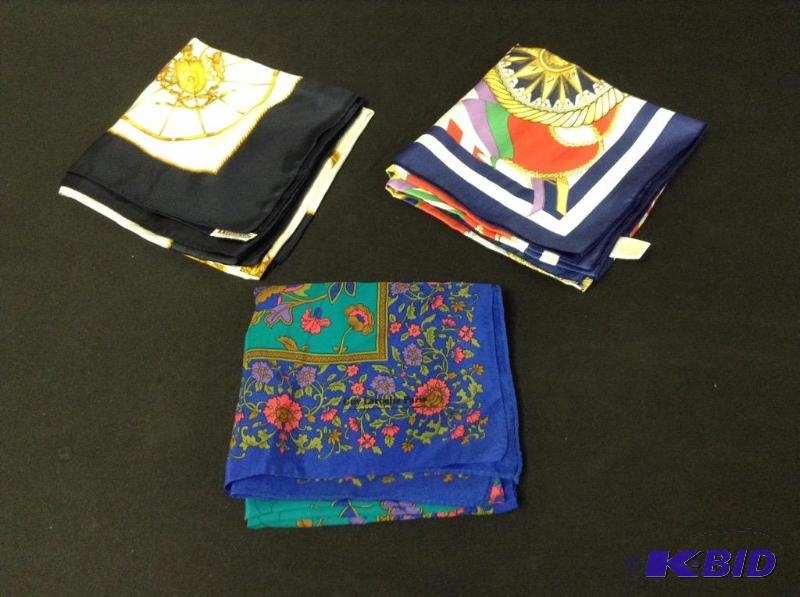 lot 41 image: 3 Womens Scarves - Berkshire, Sherbrouck & Guy Laroche