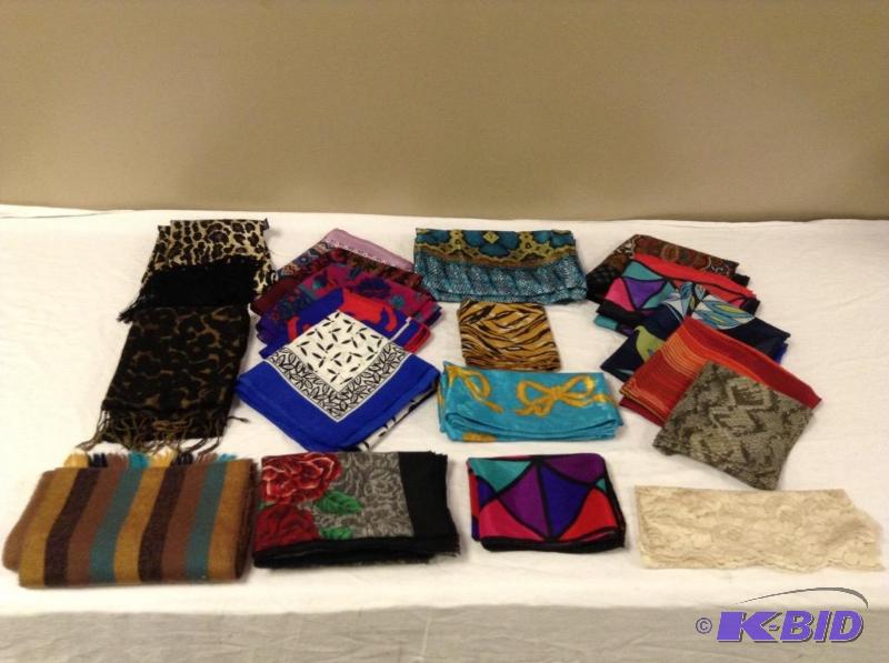 lot 48 image: Assortment Womens Scarves