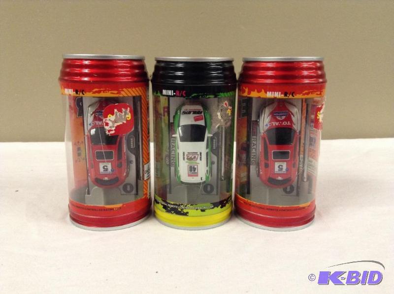 lot 23 image: 3 Mini RC Racer Cars