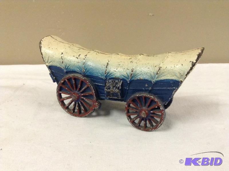 lot 26 image: Cast Iron () Covered Wagon