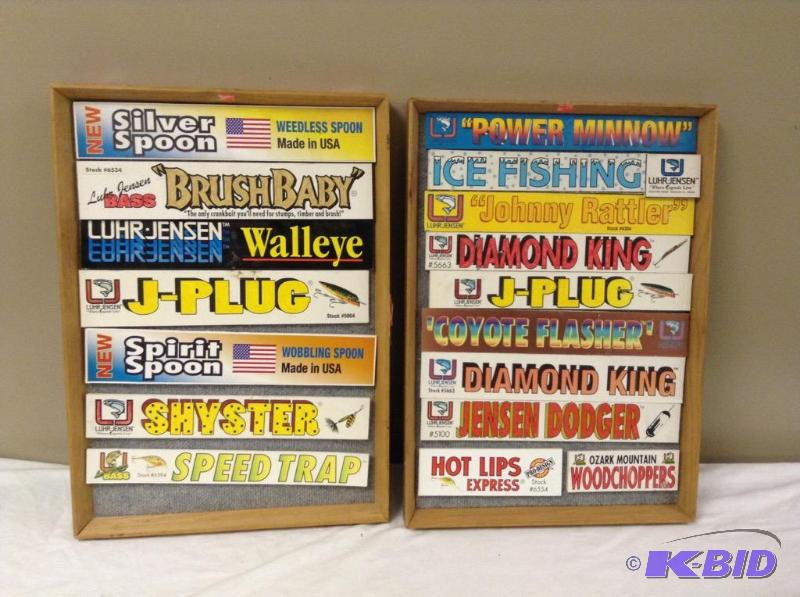 lot 55 image: Fishing Advertising Signs