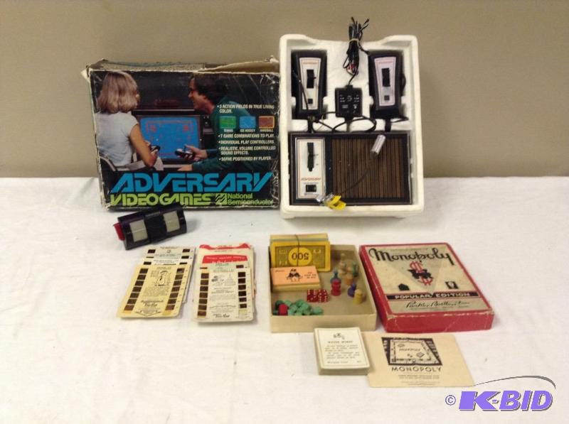 lot 65 image: Vintage Monopoly, Tru-Vue & Adversay Games