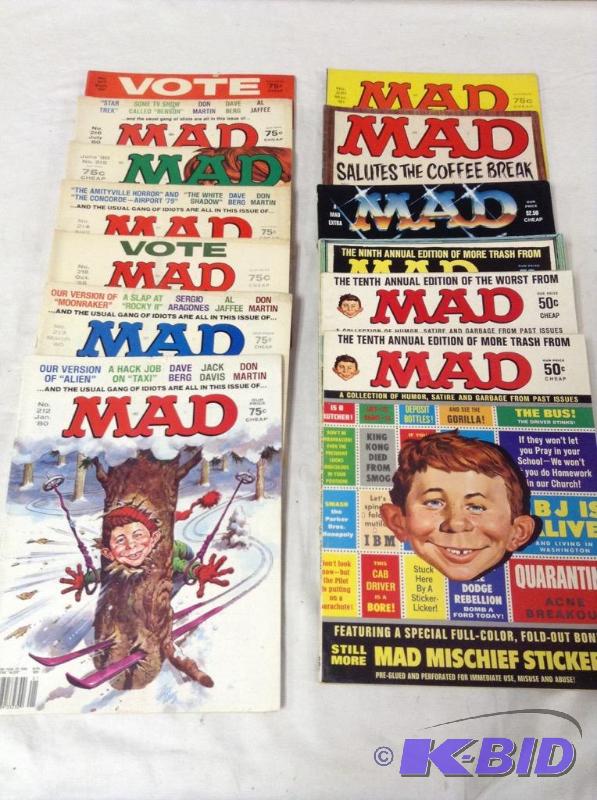lot 69 image: Vintage 1980s & Annual Edition MAD Magazines