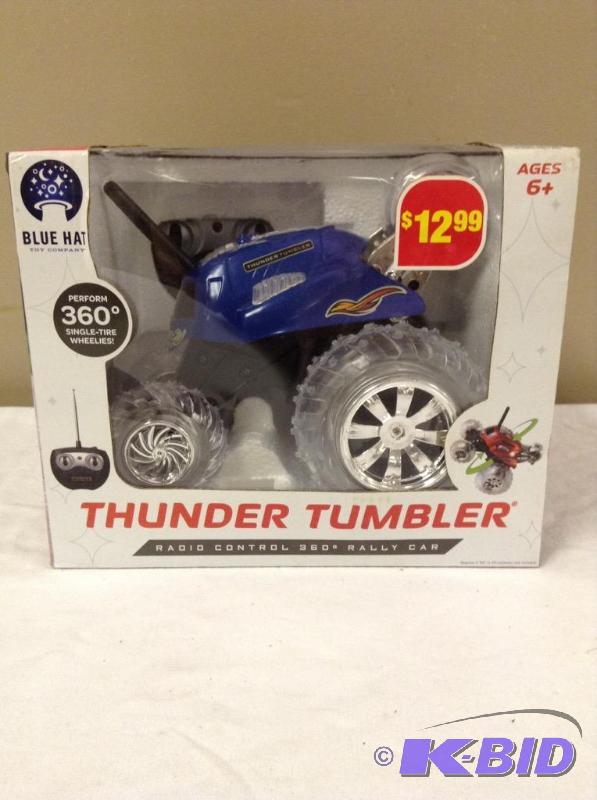 lot 7 image: Blue Thunder Tumbler Radio Controlled Car