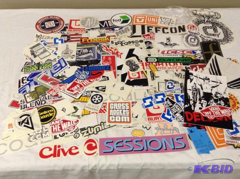lot 75 image: Large Assortment Stickers