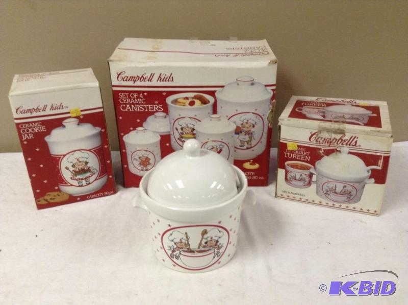 lot 115 image: Campbells Soup Kitchen Decor