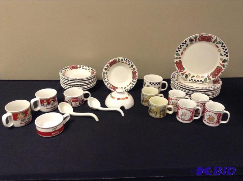 lot 118 image: Campbells Soup Dishes