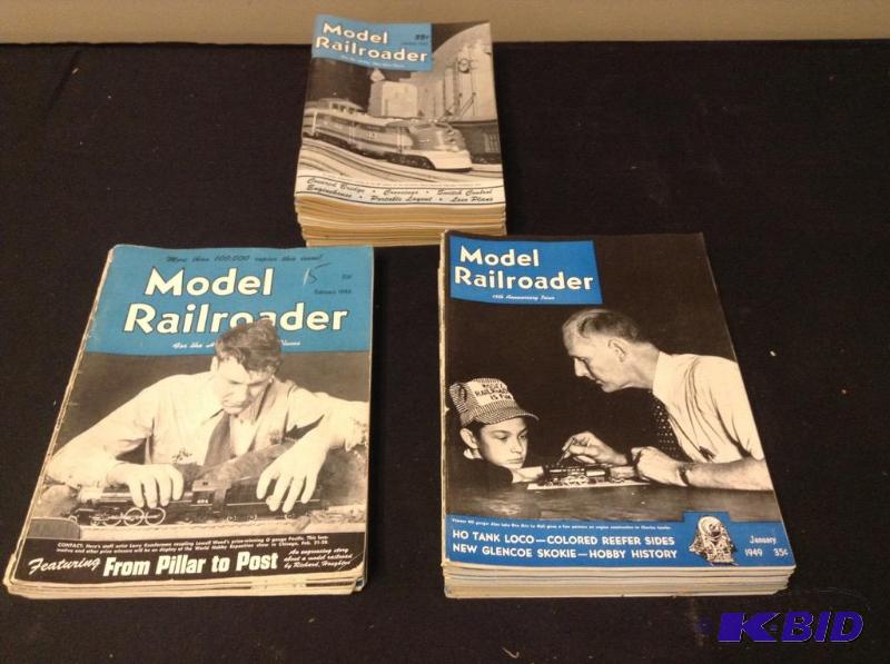 lot 26 image: Vintage Model Railroader Magazines