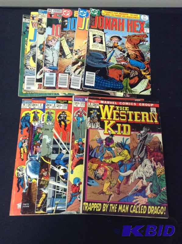lot 40 image: Vintage Western Comic Books