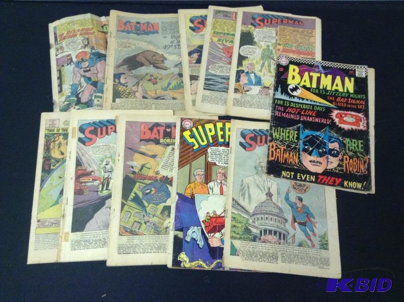 lot 43 image: Vintage Super Hero Comic Books