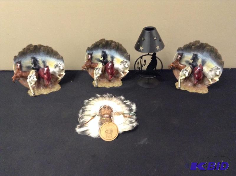 lot 46 image: Western Themed Home Decor