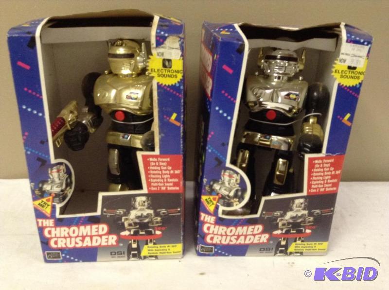 lot 65 image: 2 The Chromed Crusader Robots