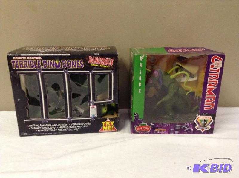 lot 69 image: Dino Bones & Ultraman Toys