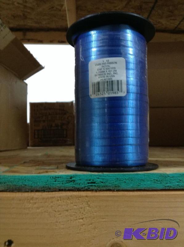 lot 118 image: Royal Blue Curling Ribbon