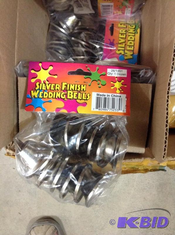 lot 124 image: Box of Silver Wedding Bells