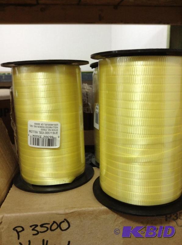 lot 129 image: Yellow Curling Ribbon