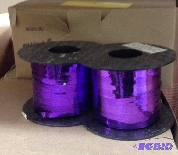 lot 136 image: Purple Metallic Ribbon