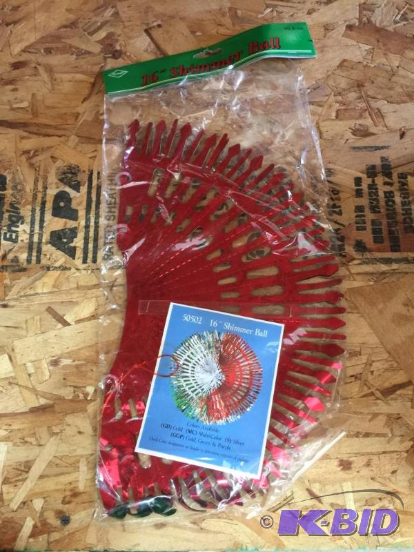 lot 156 image: Metallic Shimmer Balls