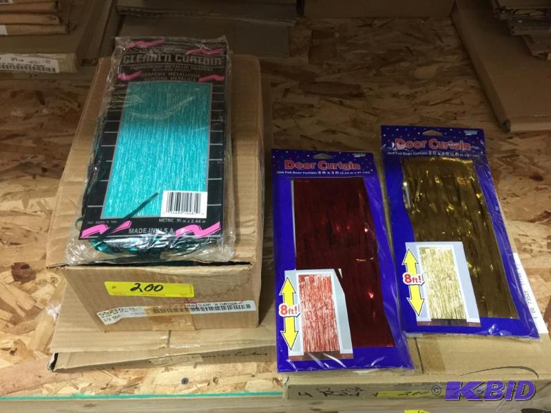 lot 200 image: Metallic Door Curtain