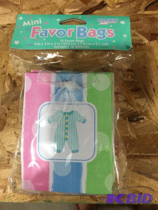 lot 207 image: Mini Favor Bags - Baby Shower