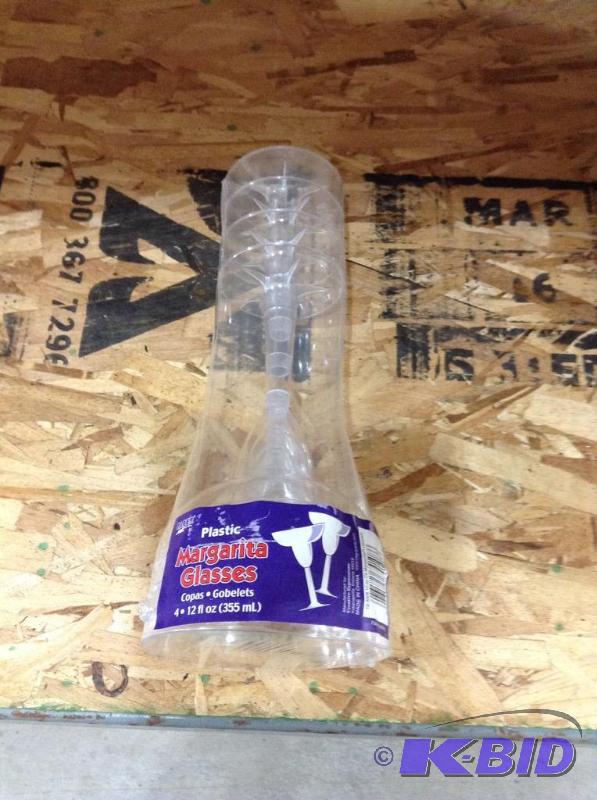 lot 41 image: Plastic Margarita Glasses