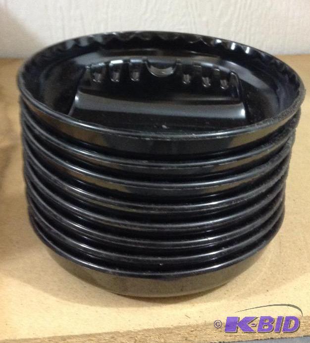 lot 67 image: Black Ashtrays