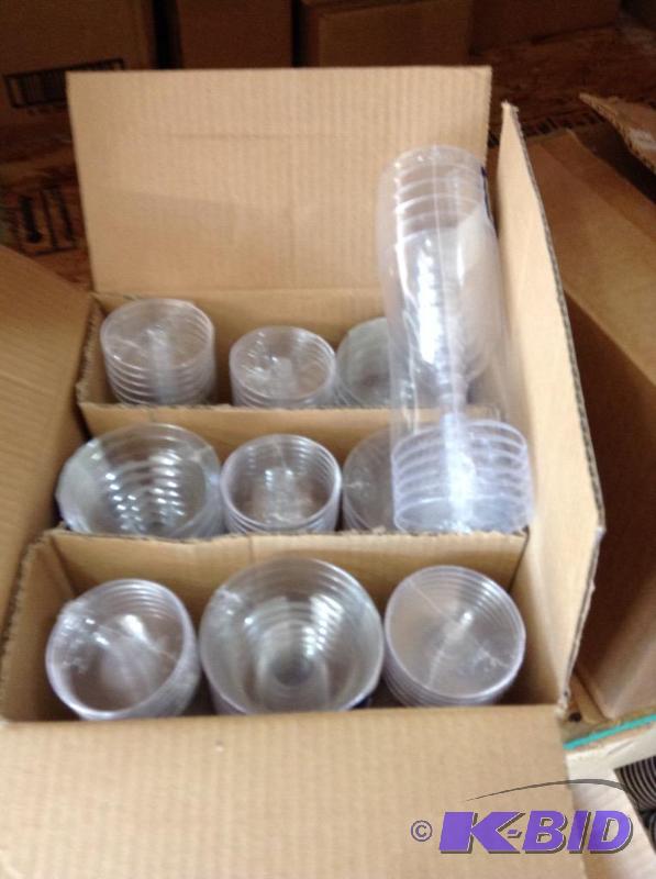 lot 85 image: Plastic Champagne Glasses