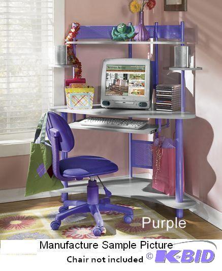 Purple and Gray Work Station - Great features...