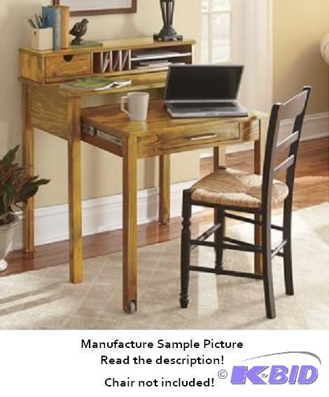 Roll Out Desk - Warm brown - Short on space ...