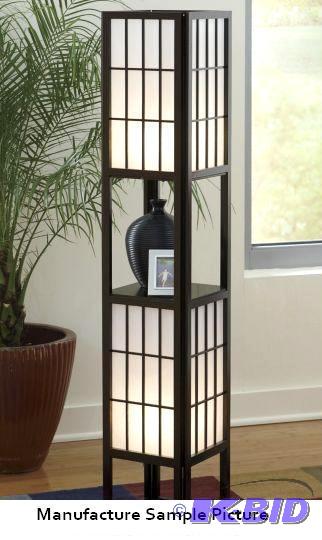 Shoji Lamp - Light diffused through the trans...