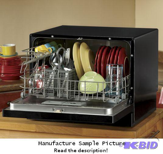 Wards Portable Mini Dishwasher - Black - Mode...