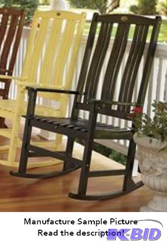 Solid Wood Rocking Chair - Black -&nbspThese...