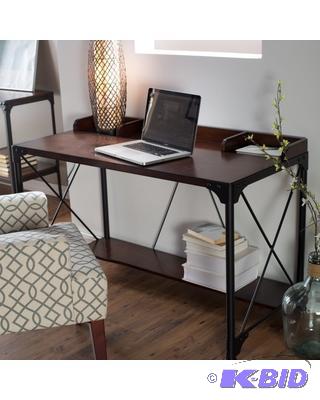 lot V36 image: Belham Living Trenton Industrial Writing Desk