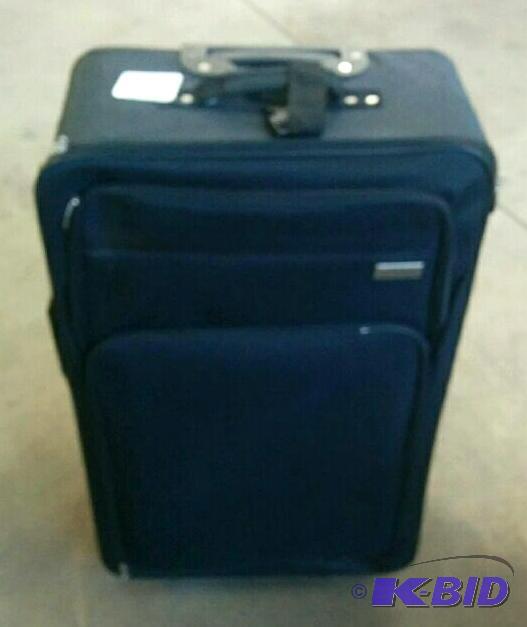 5 piece black luggage set