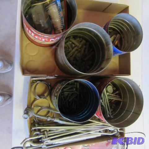 lot 111 image: Hooks, Turnbuckles, Bolts