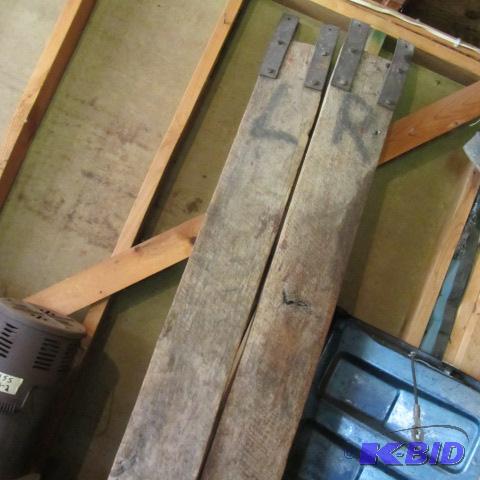 lot 164 image: Wooden Loading Planks